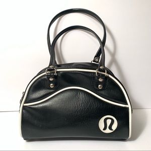 Lululemon Athletica Black Bowler Bag Gym Purse
